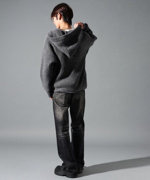 LAND MUSEUM(ランドミュージアム)の「LAND MUSEUM/加工フレアデニム(デニムパンツ・メンズ・ブラック・LARGE/MEDIUM)」の21枚目の写真