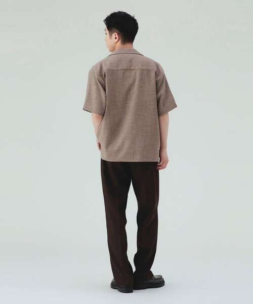BEAMS HEART（ビームスハート）の「【7/16値下げ】ポリエステル ツイル ストレート スラックス（ウォッシャブル）（スラックス・メンズ・ブラック/ダークブラウン・SMALL/MEDIUM/LARGE）」の7枚目の写真