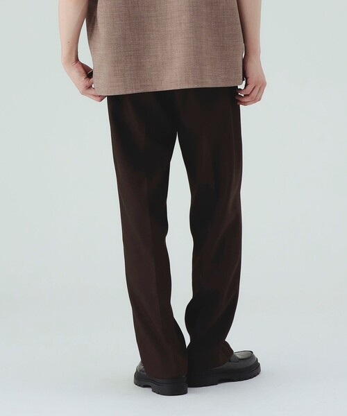 BEAMS HEART（ビームスハート）の「【7/16値下げ】ポリエステル ツイル ストレート スラックス（ウォッシャブル）（スラックス・メンズ・ブラック/ダークブラウン・SMALL/MEDIUM/LARGE）」の5枚目の写真