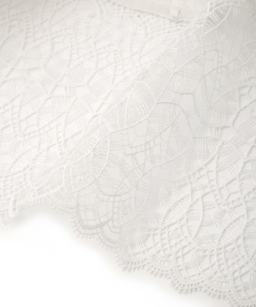 ADAM ET ROPE'（アダムエロペ）の「【サステナブル】レースワンピーススカート（スカート・レディース・ブラック/ホワイト・FREE）」の11枚目の写真