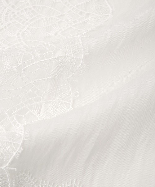 ADAM ET ROPE'（アダムエロペ）の「【サステナブル】レースワンピーススカート（スカート・レディース・ブラック/ホワイト・FREE）」の12枚目の写真