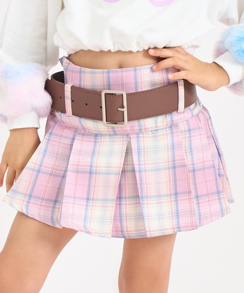 ベルト 付 プリーツ スカート（スカート）｜ANAP kids（アナップキッズ