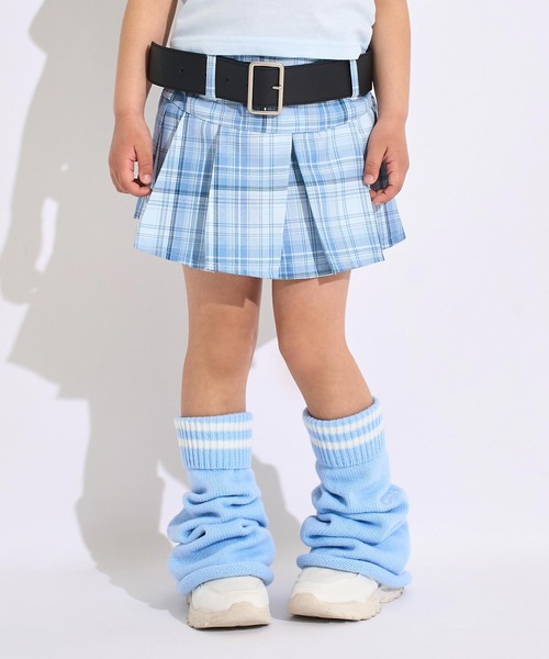 ANAP kids(アナップキッズ)の「ベルト 付 プリーツ スカート(スカート・キッズ・ラベンダー/ブルー系その他/ブラック/ピンク/パープル/ライトブルー・120/130/110)」の16枚目の写真