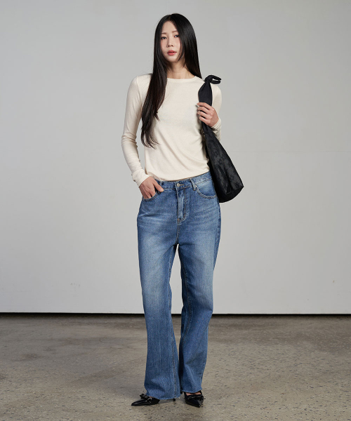 320SHOWROOM(320ショールーム)の「Essential Long Sleeve T-Shirt Cream(Tシャツ/カットソー・レディース・その他・FREE)」の3枚目の写真