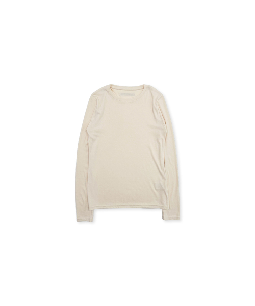 320SHOWROOM(320ショールーム)の「Essential Long Sleeve T-Shirt Cream(Tシャツ/カットソー・レディース・その他・FREE)」の4枚目の写真