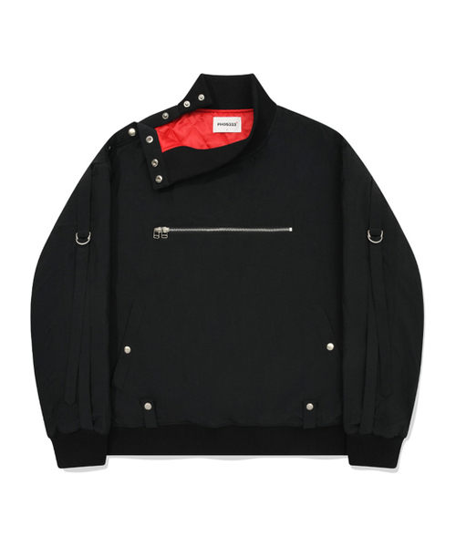 PHOS333(フォースサンサンサン)の「Open Shoulder Pullover Jumper(ナイロンジャケット・メンズ・その他・MEDIUM/LARGE)」の2枚目の写真