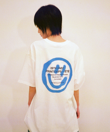 ISTKUNST | LOGO&SMILEY TEE_WHITE(IK2DMMT500A)(Tシャツ/カットソー)