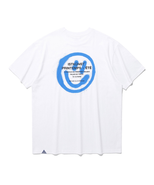 ISTKUNST(イストクンスト)の「LOGO&SMILEY TEE_WHITE(IK2DMMT500A)(Tシャツ/カットソー・レディース・その他・S/M/L/XL)」の6枚目の写真