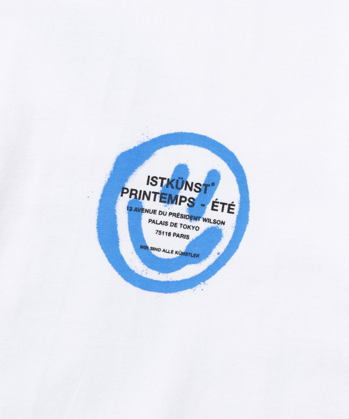 ISTKUNST(イストクンスト)の「LOGO&SMILEY TEE_WHITE(IK2DMMT500A)(Tシャツ/カットソー・レディース・その他・S/M/L/XL)」の8枚目の写真