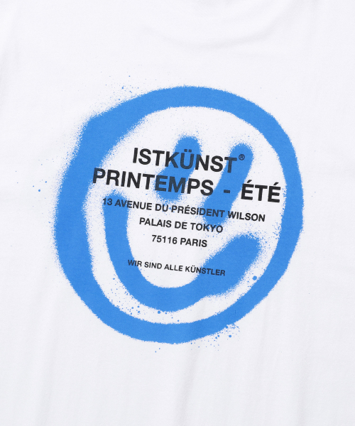 ISTKUNST(イストクンスト)の「LOGO&SMILEY TEE_WHITE(IK2DMMT500A)(Tシャツ/カットソー・レディース・その他・S/M/L/XL)」の10枚目の写真