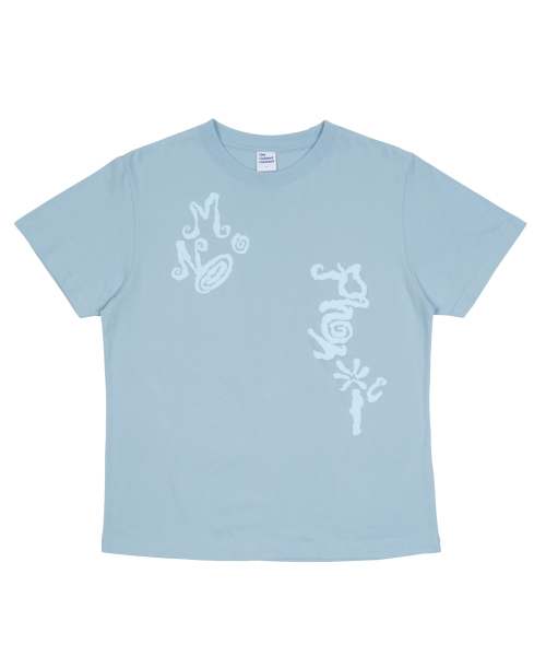 THECOLDESTMOMENT(ザコールデストモーメント)の「TCM monophonic T (sky blue)(Tシャツ/カットソー・レディース・その他・S/M/L)」の2枚目の写真