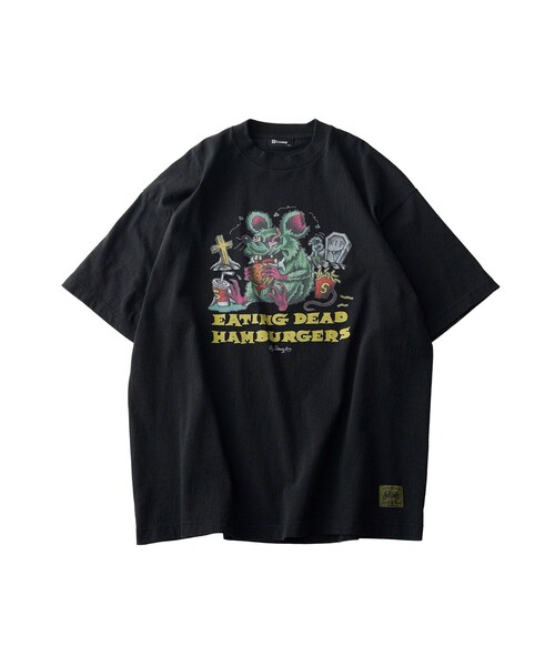 Subciety(サブサエティ)の「Eatingdead tee(Tシャツ/カットソー・メンズ・ブラック/ホワイト・SMALL/MEDIUM/LARGE/X-LARGE)」の9枚目の写真
