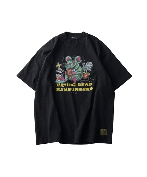 Subciety(サブサエティ)の「Eatingdead tee(Tシャツ/カットソー・メンズ・ブラック/ホワイト・SMALL/MEDIUM/LARGE/X-LARGE)」の4枚目の写真