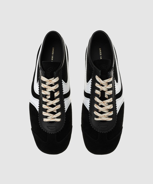 DRIES VAN NOTEN（ドリスヴァンノッテン）の「MS261-1503 M.L.SHOES Q.0126（スニーカー・メンズ・ブラック×ホワイト・44/43/42/41）」の5枚目の写真