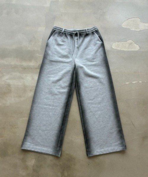 SHAGGIE(シャギー)の「フェードスプレーワイドスウェットパンツ(セットアップ)(スウェットパンツ・レディース・グレー/チャコールグレー/イエロー・MEDIUM/SMALL)」の21枚目の写真