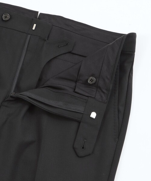 MACKINTOSH PHILOSOPHY（ﾏｯｷﾝﾄｯｼｭ ﾌｨﾛｿﾌｨｰ）の「トロッター トラウザーズ ＃109 ウール混ストレッチトロピカル（スラックス・メンズ・ブラック/ダークネイビー・42/40/38）」の14枚目の写真