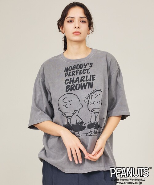 Johnbull（ジョンブル）の「【JOHNBULL/ ジョンブル】PEANUTS SNOOPY/ピーナッツスヌーピー/Tシャツシリーズ（Tシャツ/カットソー・メンズ・ホワイト系その他/ブラック系その他/ホワイト系その他2/ホワイト系その他3/ブラック系その他2/ブラック系その他3・S/M/L）」の5枚目の写真