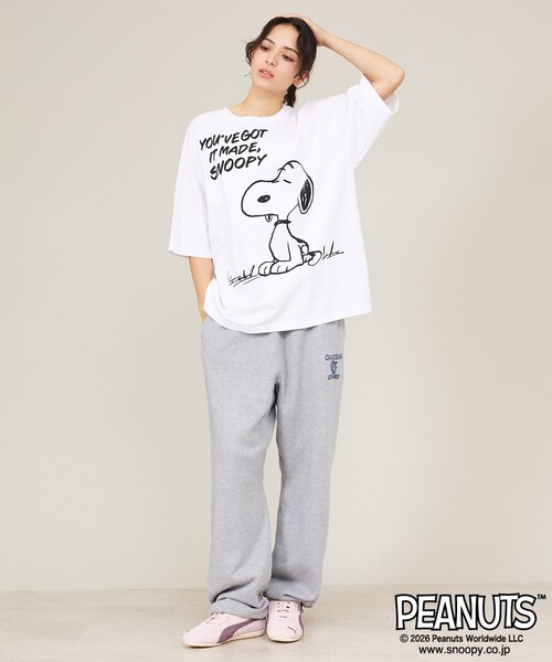 Johnbull（ジョンブル）の「【JOHNBULL/ ジョンブル】PEANUTS SNOOPY/ピーナッツスヌーピー/Tシャツシリーズ（Tシャツ/カットソー・メンズ・ホワイト系その他/ブラック系その他/ホワイト系その他2/ホワイト系その他3/ブラック系その他2/ブラック系その他3・S/M/L）」の8枚目の写真