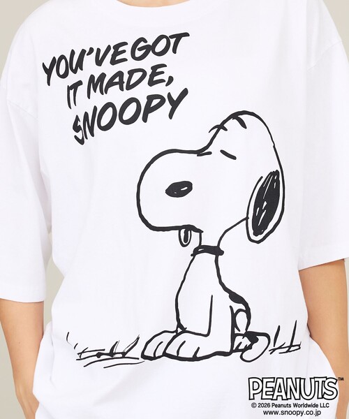 Johnbull（ジョンブル）の「【JOHNBULL/ ジョンブル】PEANUTS SNOOPY/ピーナッツスヌーピー/Tシャツシリーズ（Tシャツ/カットソー・メンズ・ホワイト系その他/ブラック系その他/ホワイト系その他2/ホワイト系その他3/ブラック系その他2/ブラック系その他3・S/M/L）」の10枚目の写真