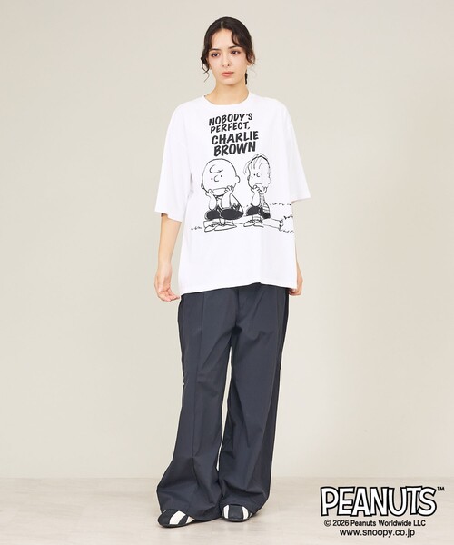 Johnbull（ジョンブル）の「【JOHNBULL/ ジョンブル】PEANUTS SNOOPY/ピーナッツスヌーピー/Tシャツシリーズ（Tシャツ/カットソー・メンズ・ホワイト系その他/ブラック系その他/ホワイト系その他2/ホワイト系その他3/ブラック系その他2/ブラック系その他3・S/M/L）」の16枚目の写真