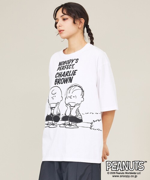 Johnbull（ジョンブル）の「【JOHNBULL/ ジョンブル】PEANUTS SNOOPY/ピーナッツスヌーピー/Tシャツシリーズ（Tシャツ/カットソー・メンズ・ホワイト系その他/ブラック系その他/ホワイト系その他2/ホワイト系その他3/ブラック系その他2/ブラック系その他3・S/M/L）」の17枚目の写真