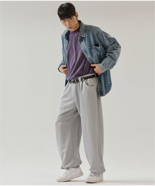 THESTORI(ザ・ストリ)の「【速機毛】シェーンズライントラックパンツ(グレー)(スウェットパンツ・メンズ・その他・M/L)」の5枚目の写真