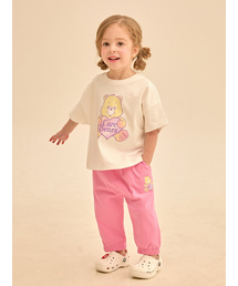 CAREBEARS（ケアベア）の「カーミングハートベア 半袖上下セット（セットアップ）」