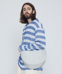 CARGOBROS（カーゴブロス）の「CB ハーフサークルビッグクロスバッグ (ライトグレー)（メッセンジャーバッグ）」