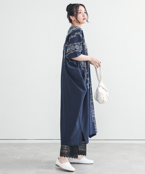 n'OrLABEL（ノアールレーベル）の「『裾レースペチパンツ』（その他パンツ・レディース・アイボリー/ブラック・1/2）」の13枚目の写真