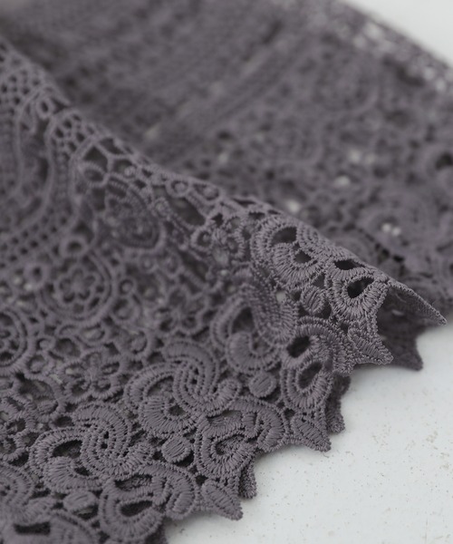 n'OrLABEL（ノアールレーベル）の「『裾レースペチパンツ』（その他パンツ・レディース・アイボリー/ブラック・1/2）」の22枚目の写真