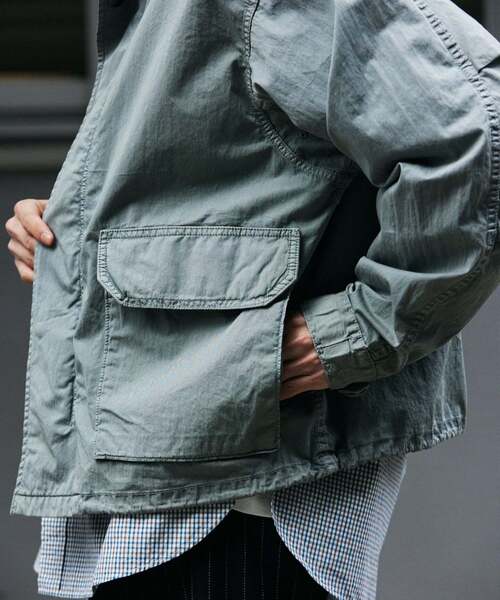 JOURNAL STANDARD（ジャーナルスタンダード）の「M-BDU ガーメント ダイ ショート ブルゾン（ミリタリージャケット・メンズ・ブルー系その他/ブラック系その他/ダークグリーン・MEDIUM/LARGE）」の9枚目の写真