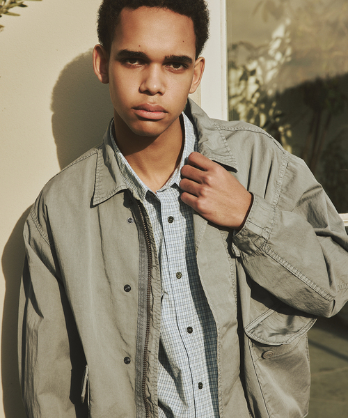 JOURNAL STANDARD（ジャーナルスタンダード）の「M-BDU ガーメント ダイ ショート ブルゾン（ミリタリージャケット・メンズ・ブルー系その他/ブラック系その他/ダークグリーン・MEDIUM/LARGE）」の7枚目の写真