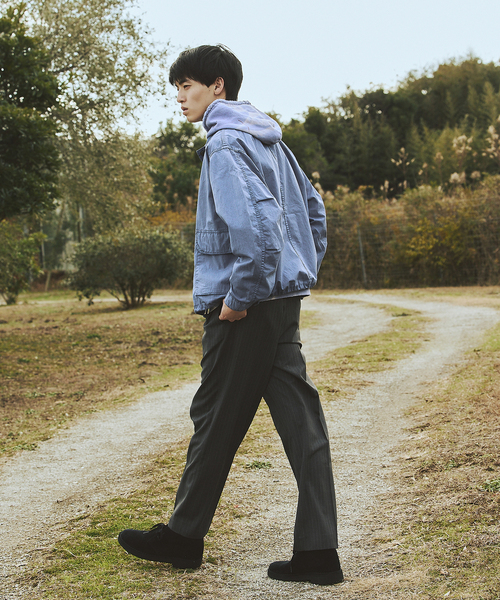 JOURNAL STANDARD（ジャーナルスタンダード）の「M-BDU ガーメント ダイ ショート ブルゾン（ミリタリージャケット・メンズ・ブルー系その他/ブラック系その他/ダークグリーン・MEDIUM/LARGE）」の9枚目の写真