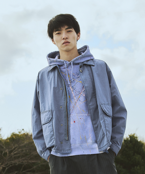 JOURNAL STANDARD（ジャーナルスタンダード）の「M-BDU ガーメント ダイ ショート ブルゾン（ミリタリージャケット・メンズ・ブルー系その他/ブラック系その他/ダークグリーン・MEDIUM/LARGE）」の10枚目の写真