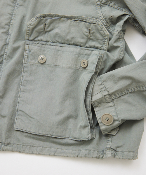 JOURNAL STANDARD（ジャーナルスタンダード）の「M-BDU ガーメント ダイ ショート ブルゾン（ミリタリージャケット・メンズ・ブルー系その他/ブラック系その他/ダークグリーン・MEDIUM/LARGE）」の14枚目の写真