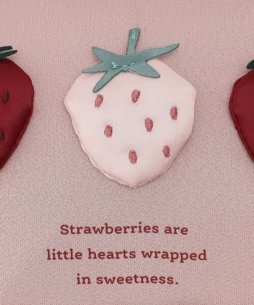 Afternoon Tea（アフタヌーンティー）の「ストロベリースクエアポーチ（ポーチ・レディース・ピンク・ONE SIZE）」の5枚目の写真