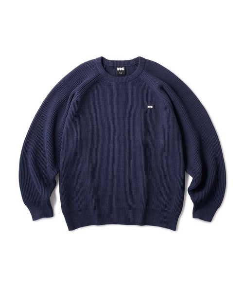 FTC（エフティーシー）の「RAGLAN KNIT SWEATER（ニット/セーター・メンズ・ブラック/グレー/ネイビー・LARGE/MEDIUM/X-LARGE/SMALL）」の3枚目の写真