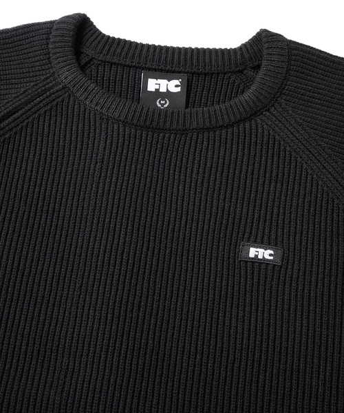 FTC（エフティーシー）の「RAGLAN KNIT SWEATER（ニット/セーター・メンズ・ブラック/グレー/ネイビー・LARGE/MEDIUM/X-LARGE/SMALL）」の4枚目の写真