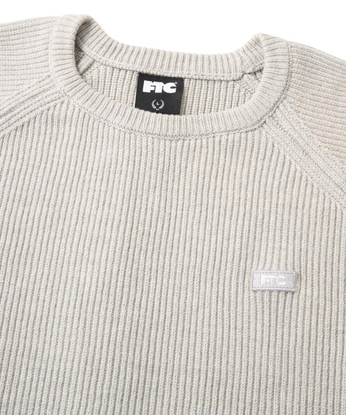 FTC（エフティーシー）の「RAGLAN KNIT SWEATER（ニット/セーター・メンズ・ブラック/グレー/ネイビー・LARGE/MEDIUM/X-LARGE/SMALL）」の7枚目の写真