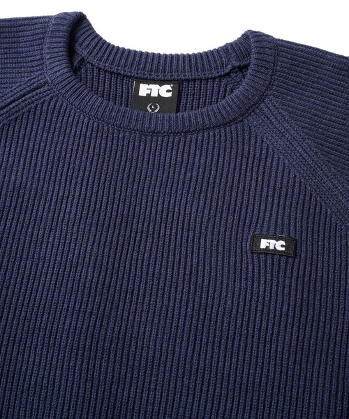 FTC（エフティーシー）の「RAGLAN KNIT SWEATER（ニット/セーター・メンズ・ブラック/グレー/ネイビー・LARGE/MEDIUM/X-LARGE/SMALL）」の10枚目の写真