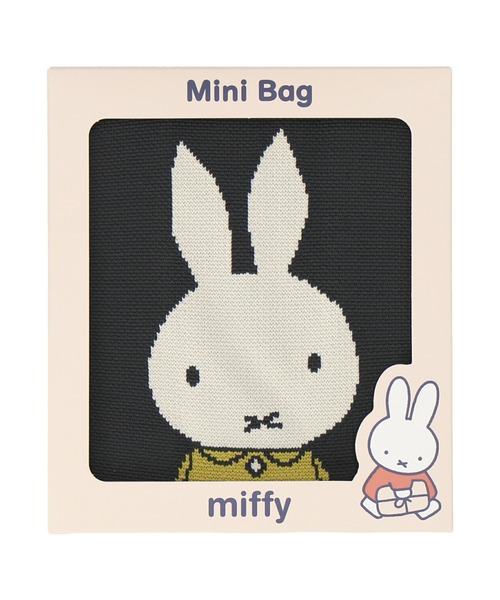 Miffy（ ミッフィー）の「ニットミニバッグ（エコバッグ/サブバッグ・レディース・グレー/オレンジ/ネイビー・FREE）」の6枚目の写真