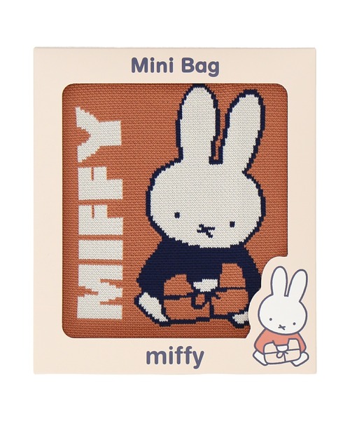 Miffy（ ミッフィー）の「ニットミニバッグ（エコバッグ/サブバッグ・レディース・グレー/オレンジ/ネイビー・FREE）」の14枚目の写真