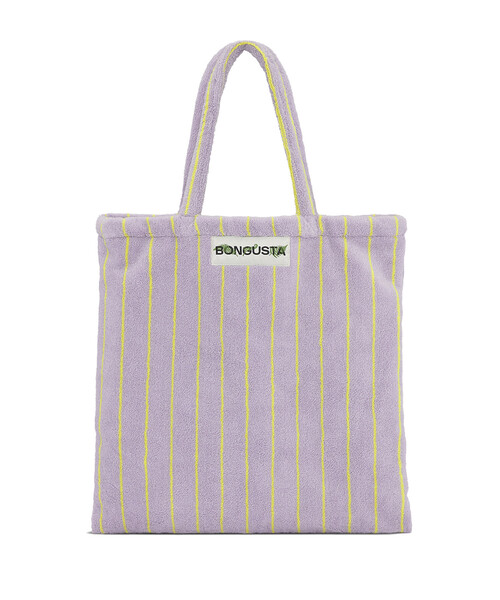 BONGUSTA(ボングスタ)の「BONGUSTA/ボングスタ NARAM TOTE BAG / パイル地トートバッグ(トートバッグ・レディース・ホワイト/ナチュラル/イエロー/ブルー/ブラウン/オフホワイト/サックスブルー/ピンク/パープル/サーモンピンク/レモンイエロー/キャメル・ONE SIZE)」の8枚目の写真