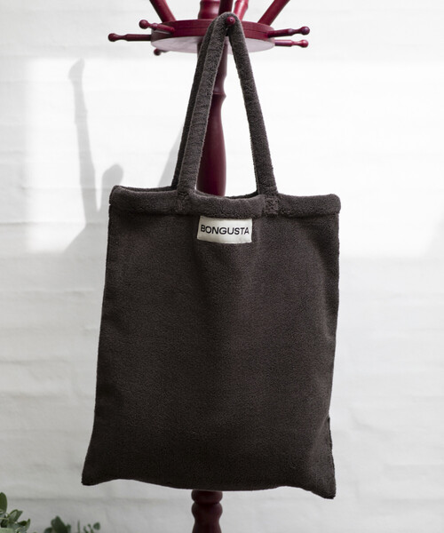 BONGUSTA(ボングスタ)の「BONGUSTA/ボングスタ NARAM TOTE BAG / パイル地トートバッグ(トートバッグ・レディース・ホワイト/ナチュラル/イエロー/ブルー/ブラウン/オフホワイト/サックスブルー/ピンク/パープル/サーモンピンク/レモンイエロー/キャメル・ONE SIZE)」の4枚目の写真