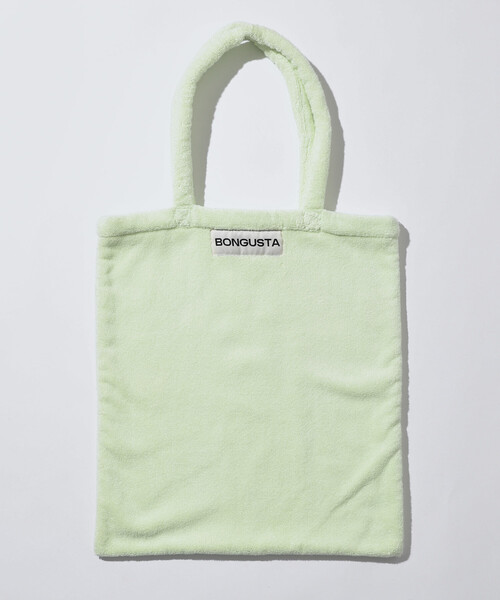 BONGUSTA(ボングスタ)の「BONGUSTA/ボングスタ NARAM TOTE BAG / パイル地トートバッグ(トートバッグ・レディース・ホワイト/ナチュラル/イエロー/ブルー/ブラウン/オフホワイト/サックスブルー/ピンク/パープル/サーモンピンク/レモンイエロー/キャメル・ONE SIZE)」の16枚目の写真
