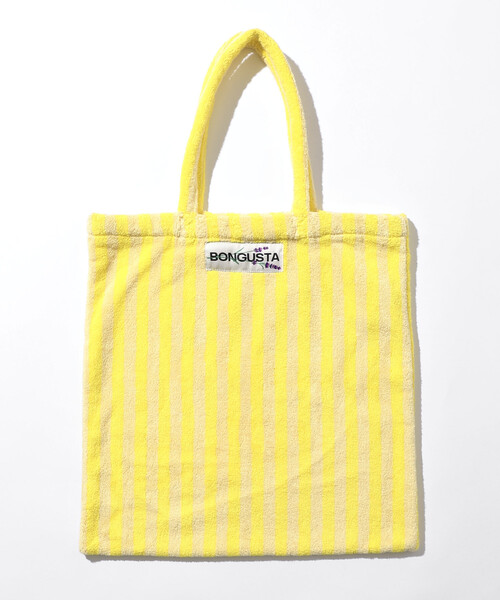 BONGUSTA(ボングスタ)の「BONGUSTA/ボングスタ NARAM TOTE BAG / パイル地トートバッグ(トートバッグ・レディース・ホワイト/ナチュラル/イエロー/ブルー/ブラウン/オフホワイト/サックスブルー/ピンク/パープル/サーモンピンク/レモンイエロー/キャメル・ONE SIZE)」の18枚目の写真