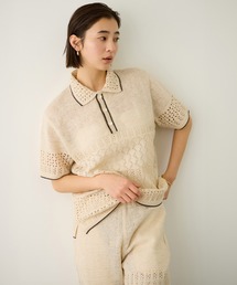 Coohem | 【COOHEM(コーヘン)】SUKASHI EMBOSSED KNIT/イージーケア・セットアップ対応(ニット/セーター)