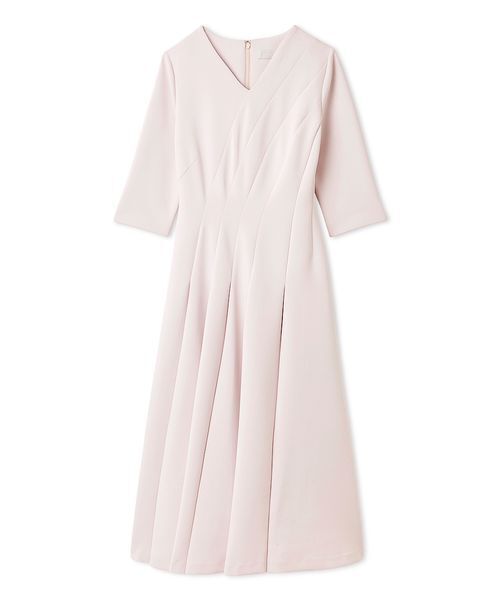 CELFORD(セルフォード)の「【洗える】ツイストポンチワンピース(ワンピース・レディース・ネイビー/ライトピンク/オフホワイト・36/38)」の3枚目の写真