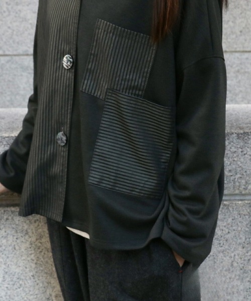 上品さとこなれ感を纏うストライプジャケット