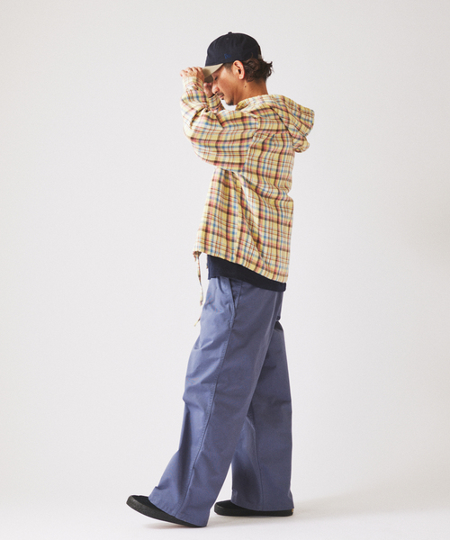 JOURNAL STANDARD relume(ジャーナルスタンダード レリューム)の「カラー アメリカンチェック フーディシャツ(シャツ/ブラウス・メンズ・スカイブルー/ライトパープル/Yellow・MEDIUM/LARGE)」の17枚目の写真